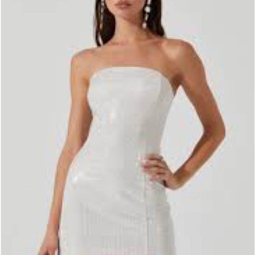 Sequin Strapless Mini dress